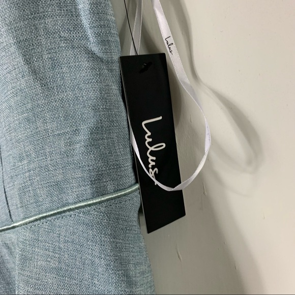 Lulus Winsome Mint Blue Backless Skater Dress - Picture 7 of 7